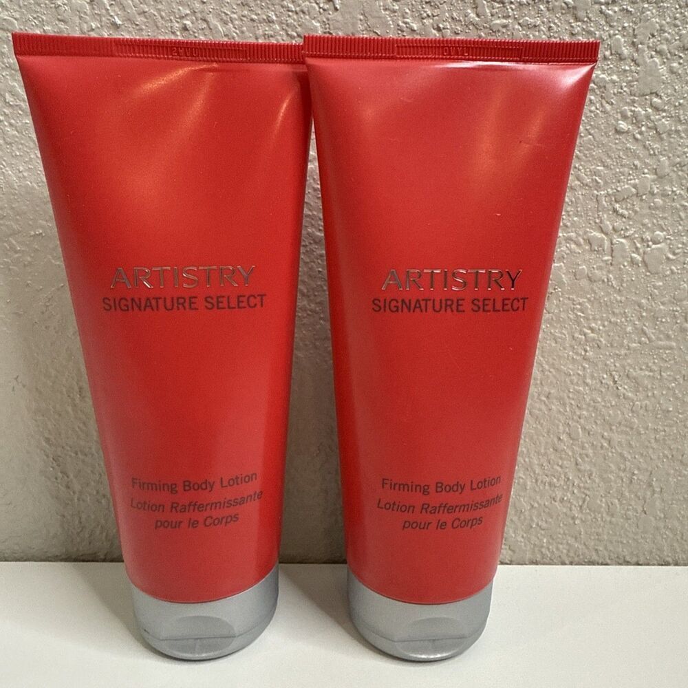 Artistry Signature Select Firming Body Lotion 200g 7.05 oz Lot of Two Red Tubes - Picture 2 of 8